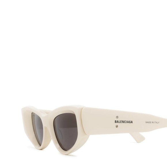Balenciaga BB0243S 003 Sunglasses Beige Grey Cat Eye Unisex main image 4